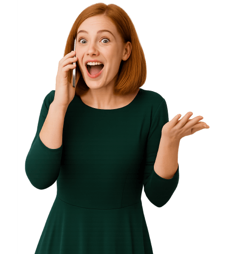 Girl with a smartphone